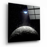 Moon Glass Wall Art.